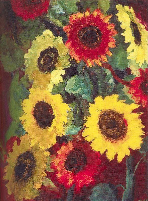 Unknown Artist emil nolde Sunflowers